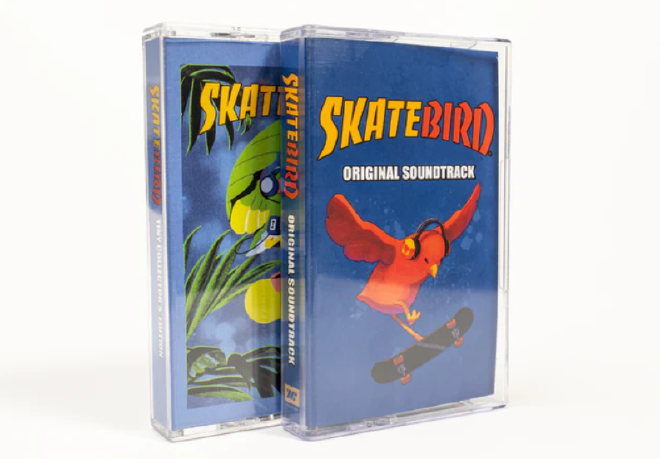 cassette tapes with cool art and a game inside